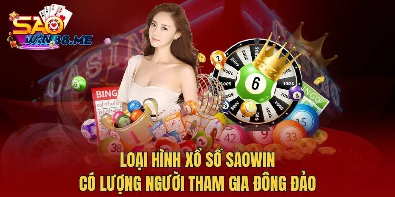 Loại hình Xổ Số Saowin có lượng người tham gia đông đảo