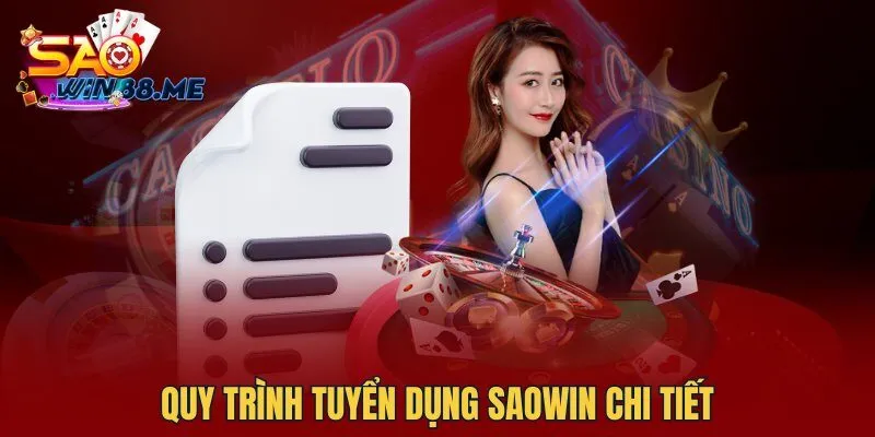 Quy trình tuyển dụng Saowin chi tiết